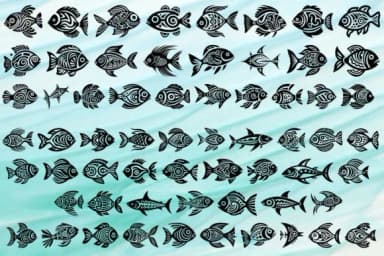 Fish Charm by MOMAT THIRTYONE — Dingbats Font — thumbnail 2