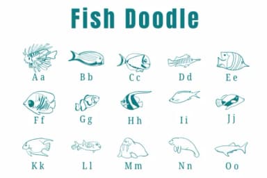 Fish Doodle by Suphitchaya — Dingbats Font — thumbnail 2