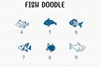 Fish Doodle by Sontaya — Dingbats Font — thumbnail 4