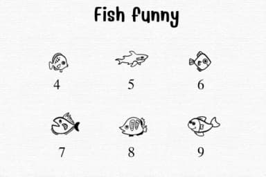 Fish Funny by Sontaya — Dingbats Font — thumbnail 4