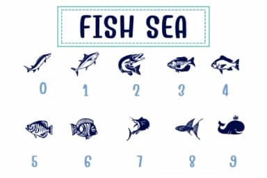 Fish Sea by PraewDesigns — Dingbats Font — thumbnail 4