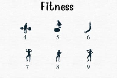 Fitness by Nongyao — Dingbats Font — thumbnail 4