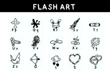 Flash Art by Bee piyanuch — Dingbats Font — thumbnail 3