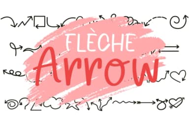 Flèche Arrow by Petal Pixels — Dingbats Font — thumbnail 1