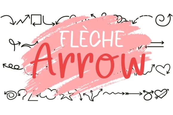 Flèche Arrow by Petal Pixels — Dingbats Font