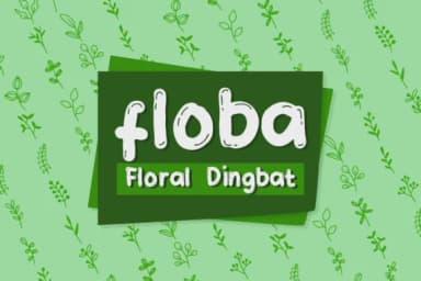 Floba by Letterayu — Dingbats Font — thumbnail 1