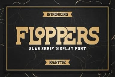 Floppers by NoahType — Slab Serif Font — thumbnail 1