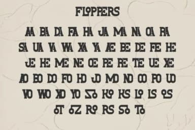 Floppers by NoahType — Slab Serif Font — thumbnail 6