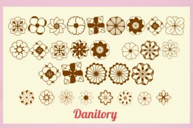 Flora by danita.kukkai — Dingbats Font — thumbnail 3