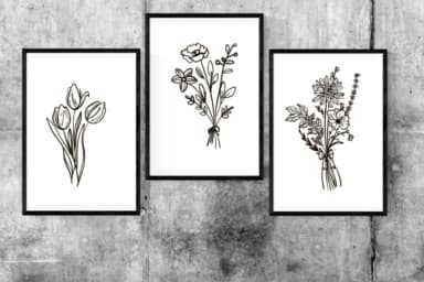 Floral Bouquet by Nongyao — Dingbats Font — thumbnail 6