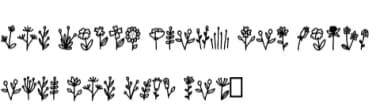 Floral Doodle by CrafterFonts — Dingbats Font — thumbnail 5