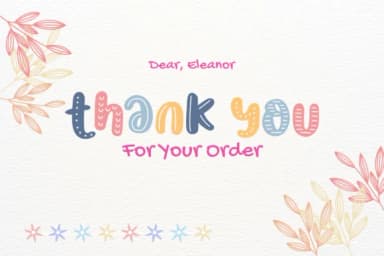 Floral Doodle by Nun Sukhwan — Dingbats Font — thumbnail 4