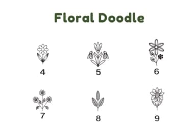 Floral Doodle by Nun Sukhwan — Dingbats Font — thumbnail 7