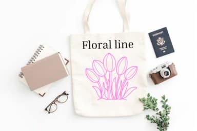 Floral Line by Natchuta — Dingbats Font — thumbnail 5