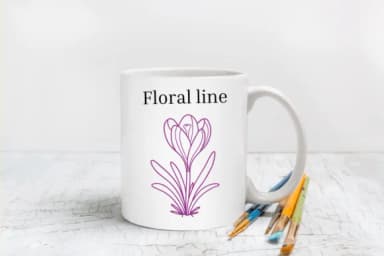 Floral Line by Natchuta — Dingbats Font — thumbnail 8