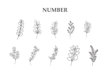 Floral Line Art by Letterayu — Dingbats Font — thumbnail 4