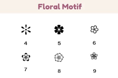 Floral Motif by Nun Sukhwan — Dingbats Font — thumbnail 4