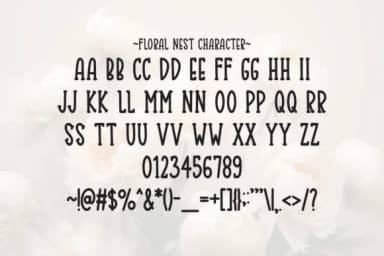 Floral Nest by Letterayu — Slab Serif Font — thumbnail 6