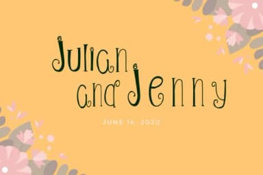 Floral Sunshine by PJ Fonttein — Slab Serif Font — thumbnail 3