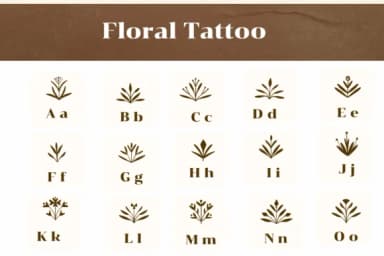 Floral Tattoo by Apiwat Type — Dingbats Font — thumbnail 2