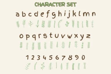 Floralia Dingbat by Sharon ( DmStudio ) — Dingbats Font — thumbnail 7