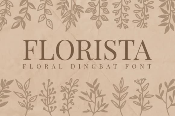 Florista by SiapGraph — Dingbats Font