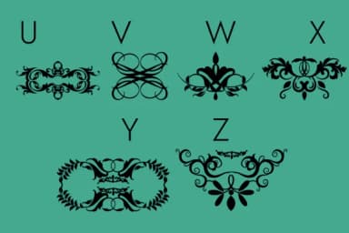 Flourishes, Dividers and Swirls by Minimalistartstudio — Dingbats Font — thumbnail 3