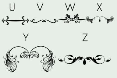 Flourishes Dividers and Swirls by Minimalistartstudio — Dingbats Font — thumbnail 4