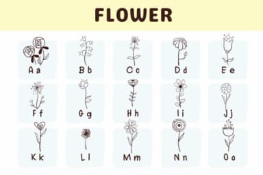 Flower by Sirinart — Dingbats Font — thumbnail 2