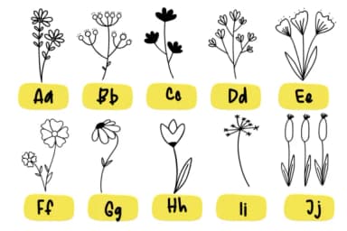 Flower by Petal Pixels — Dingbats Font — thumbnail 2