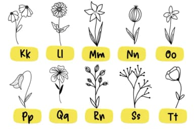 Flower by Petal Pixels — Dingbats Font — thumbnail 3