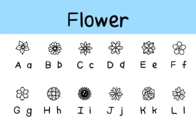 Flower by Chonada — Dingbats Font — thumbnail 2