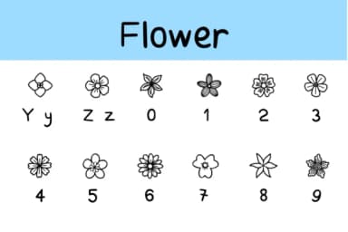 Flower by Chonada — Dingbats Font — thumbnail 4