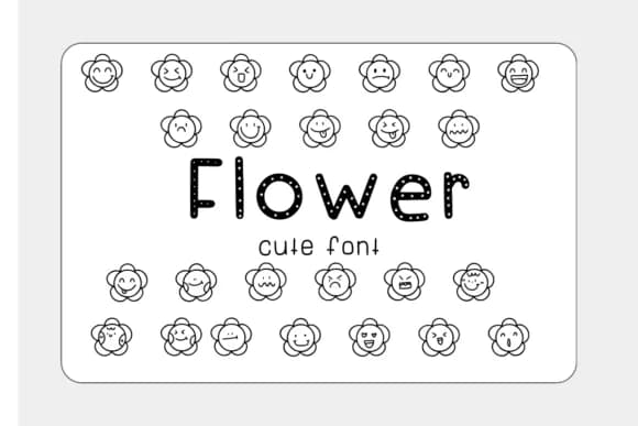 Flower by Foam-Design Store — Dingbats Font