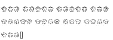 Flower by Foam-Design Store — Dingbats Font — thumbnail 4