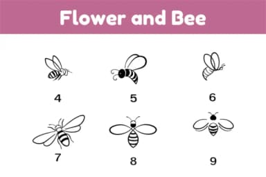 Flower and Bee by Nun Sukhwan — Dingbats Font — thumbnail 4