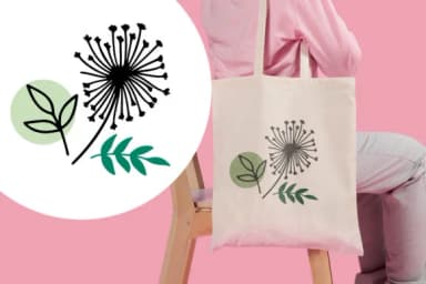 Flower and Leaf Doodle by Fox7 — Dingbats Font — thumbnail 3