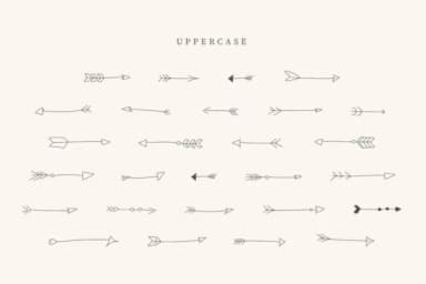 Flower Arrow by CraftedType Studio — Dingbats Font — thumbnail 2