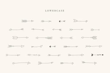 Flower Arrow by CraftedType Studio — Dingbats Font — thumbnail 3