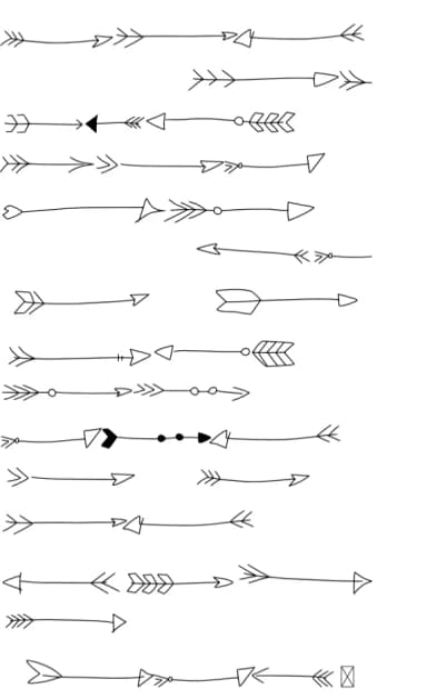 Flower Arrow by CraftedType Studio — Dingbats Font — thumbnail 4