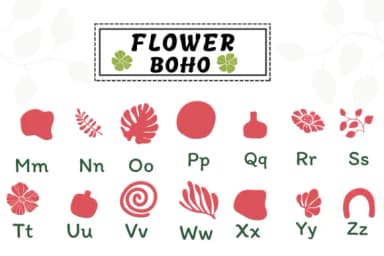 Flower Boho by PraewDesigns — Dingbats Font — thumbnail 3