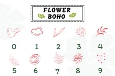 Flower Boho by PraewDesigns — Dingbats Font — thumbnail 4