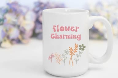 Flower Charming by Pui Art — Dingbats Font — thumbnail 3