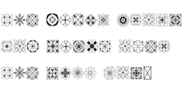 Flower Decorative by Danita.kukkai — Dingbats Font — thumbnail 6