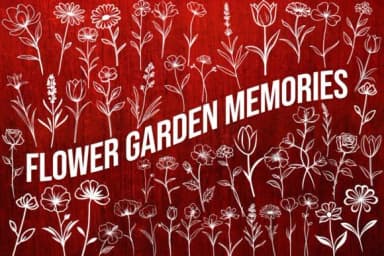 Flower Garden Memories by MOMAT THIRTYONE — Dingbats Font — thumbnail 1
