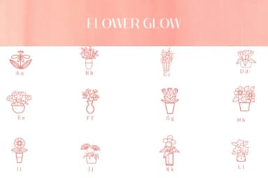 Flower Glow by Heartcraft Atelier — Dingbats Font — thumbnail 2