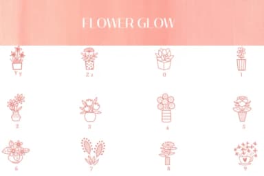 Flower Glow by Heartcraft Atelier — Dingbats Font — thumbnail 4