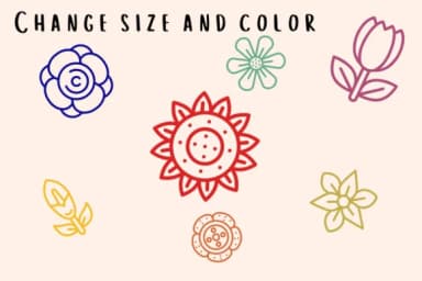 Flower Icons by Stella Sky — Dingbats Font — thumbnail 3
