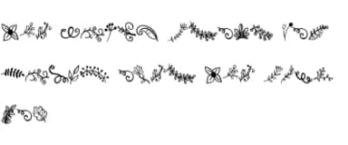 Flower Motifs by Sontaya — Dingbats Font — thumbnail 8