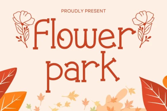 Flower Park by AEN Creative Studio — Slab Serif Font
